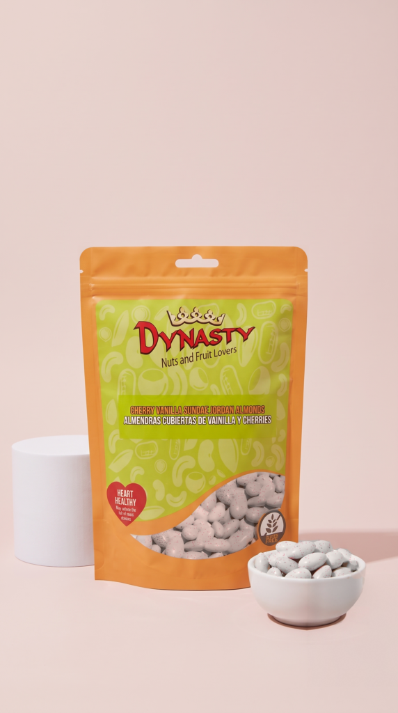 Almendras Cubiertas de Vainilla y Cherries Dynasty