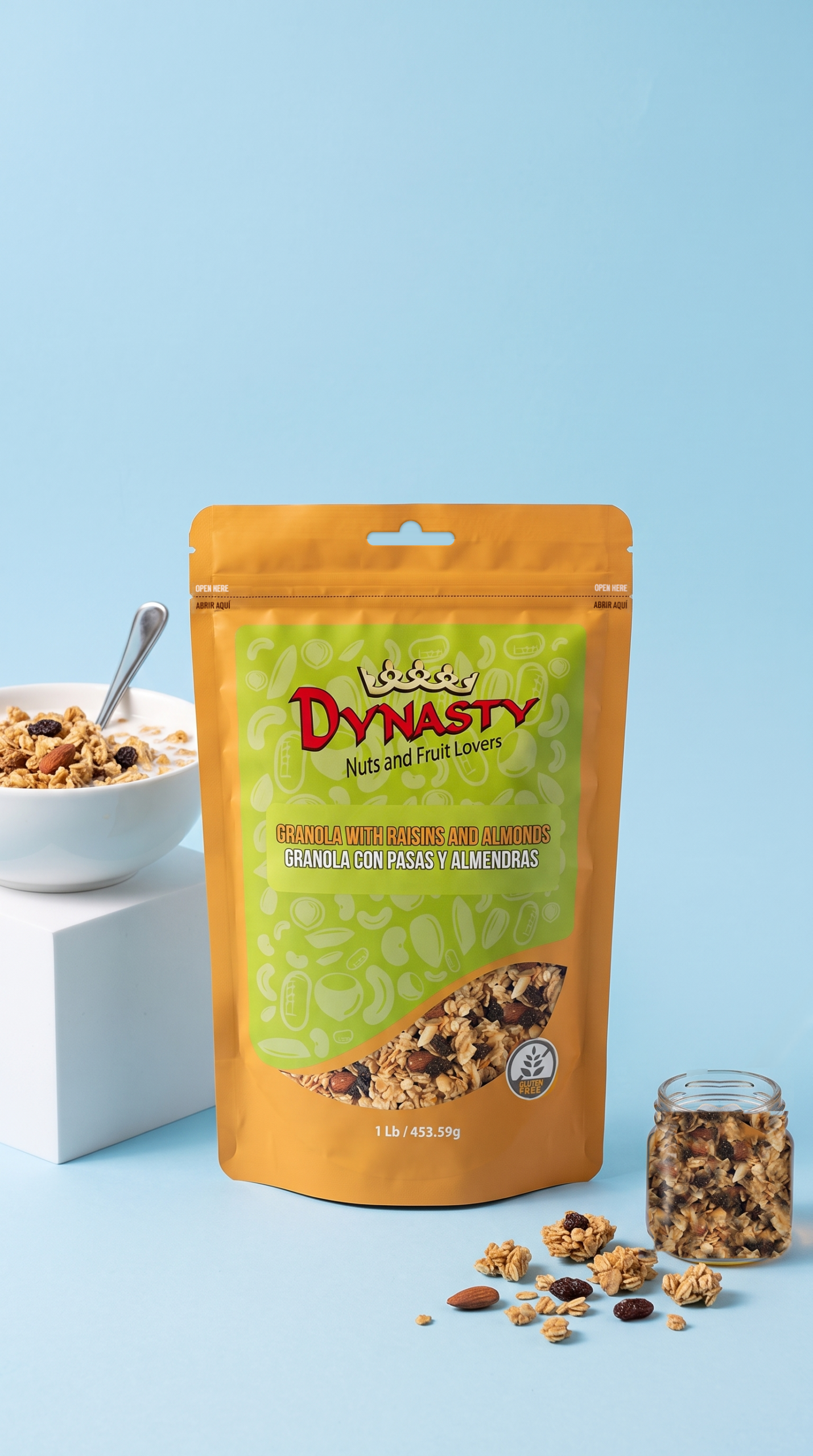 Granola con Pasas y Almendras Dynasty