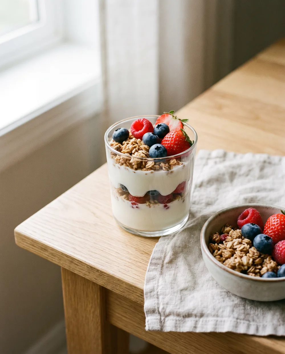 Yogur con granola