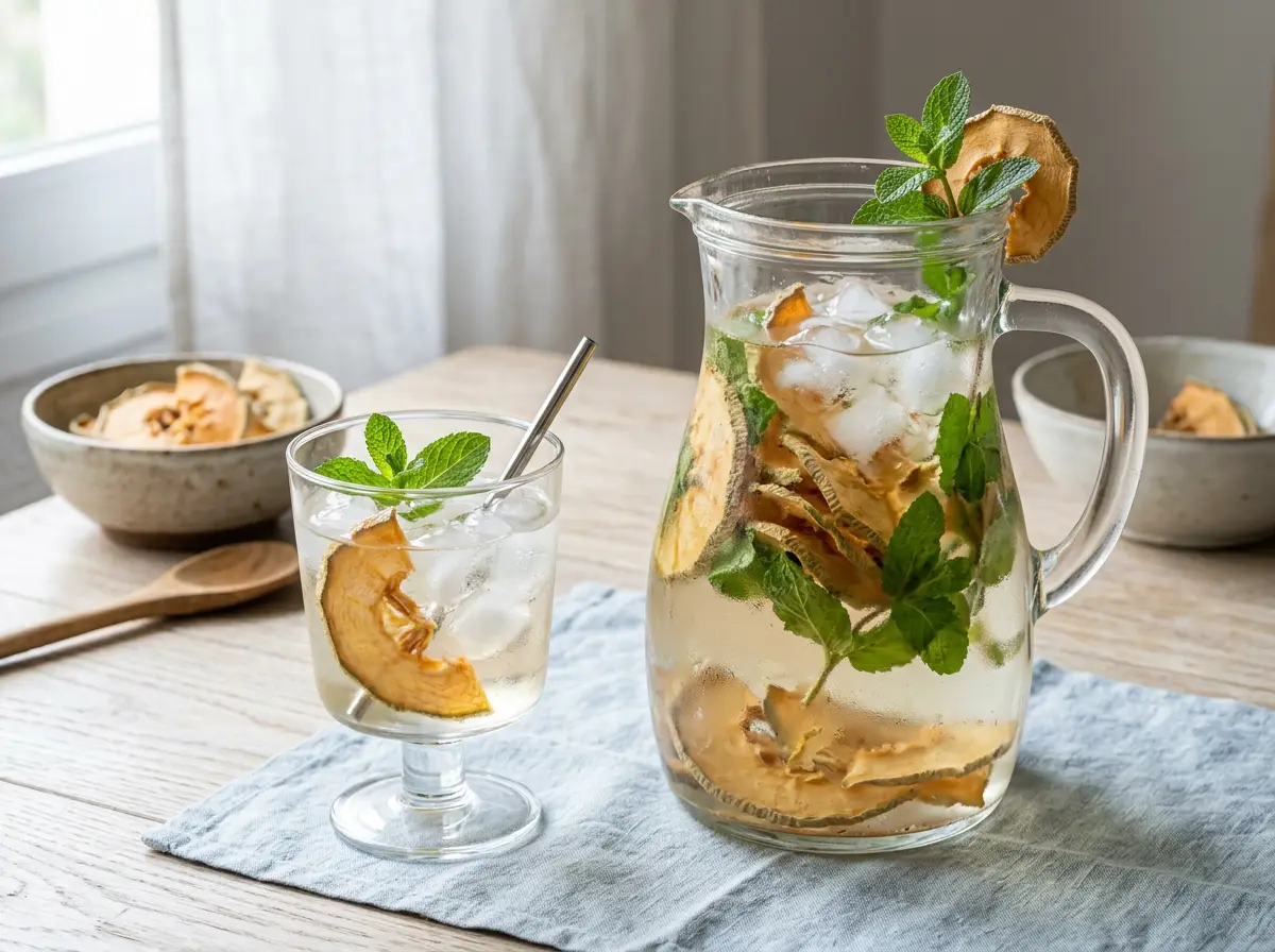 Agua de melón infusionada