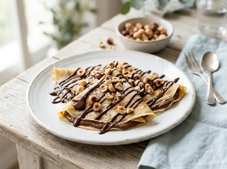 Crepes de avellana
