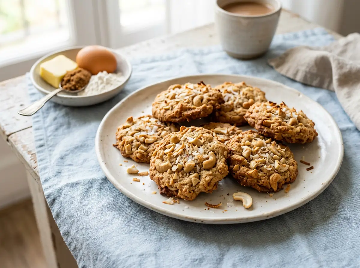Galletas de cajuil y coco
