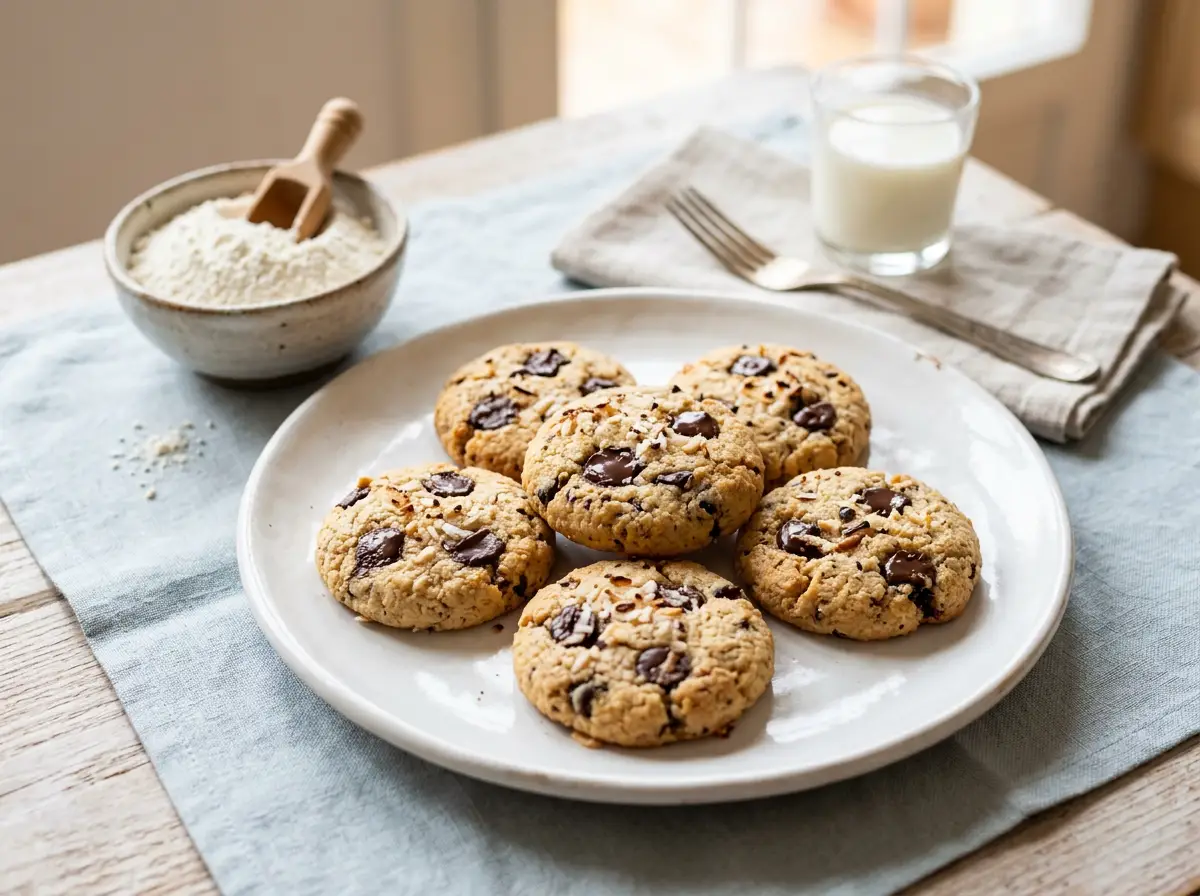 Galletas de harina de coco