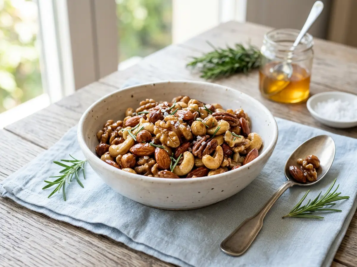 Nueces deluxe al romero y miel