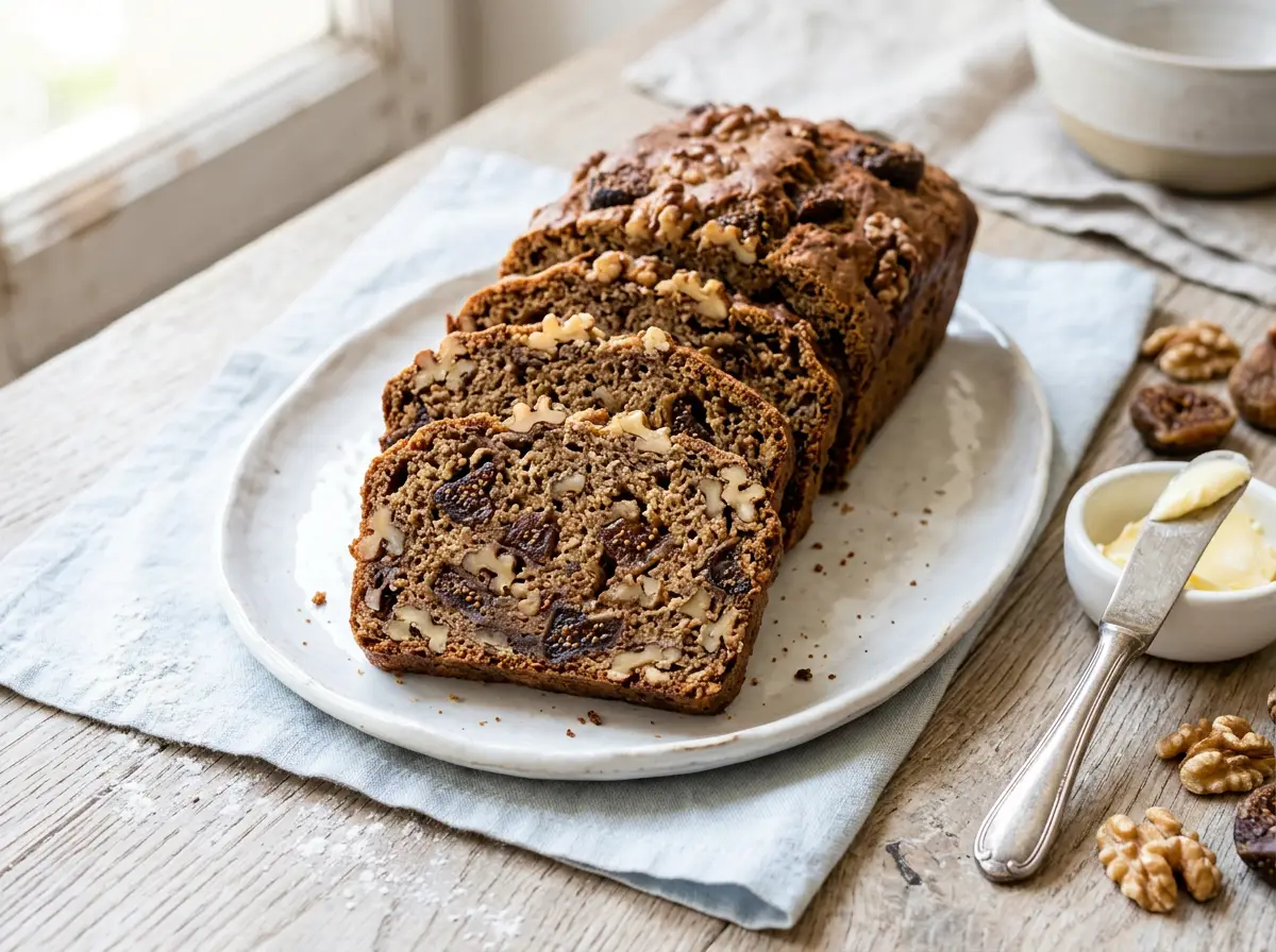 Pan de higos y nueces